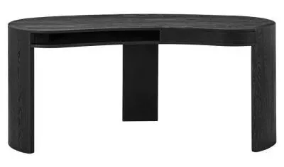 Navarino 1 Drawer Writing Desk - Dark Coffee image