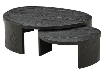 Navarino 2 Tier Coffee Table - Dark Coffee, Wood image