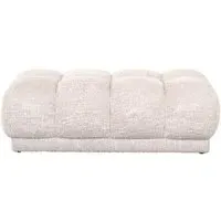 Noah Fabric Bench - Cream