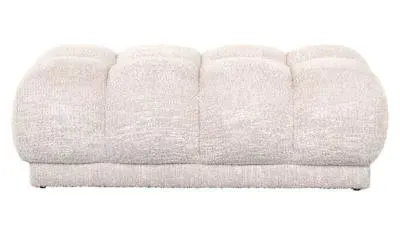 Noah Fabric Bench - Cream image