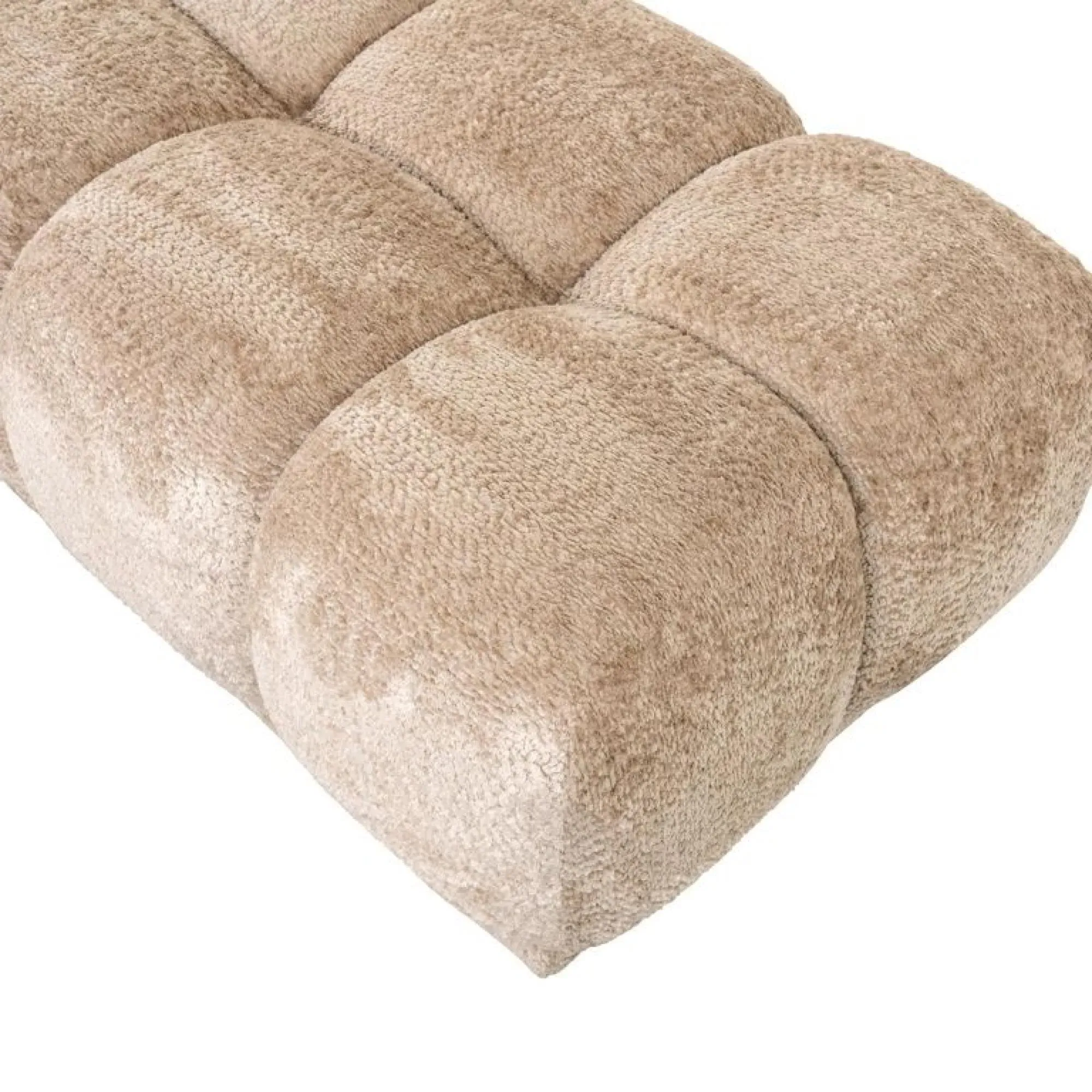 Noah Fabric Bench - Natural