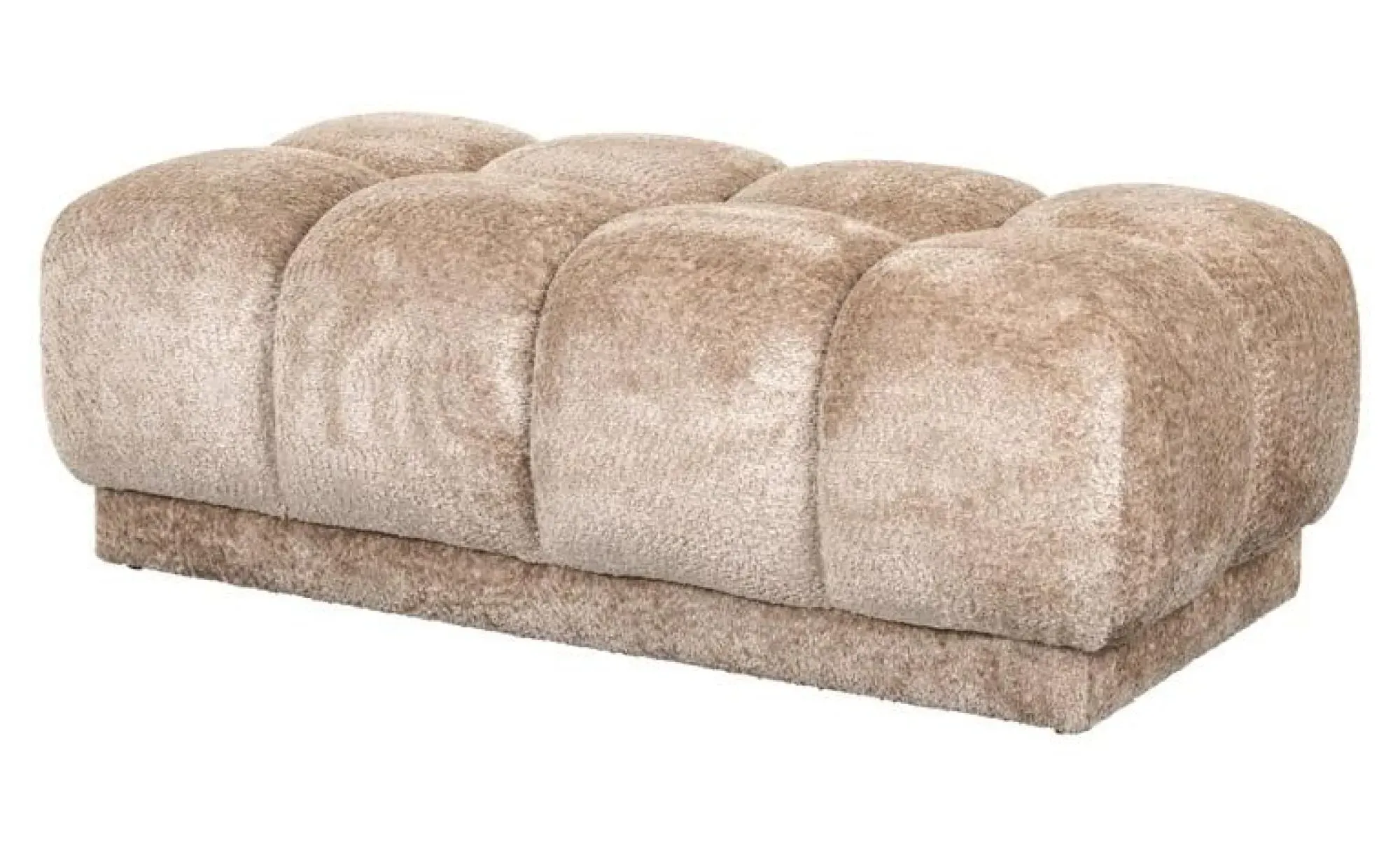 Noah Fabric Bench - Natural