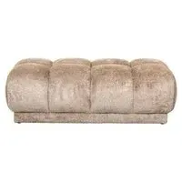 Noah Fabric Bench - Natural