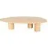 Oakley Curved Coffee Table - Natural Oak