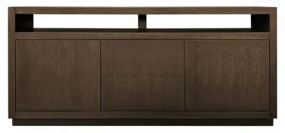 Oakura 3 Door Extra Large Sideboard - Brown, Oak