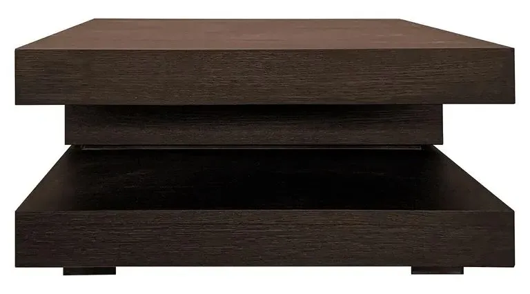 Oakura C Blok Coffee Table - Brown, Oak