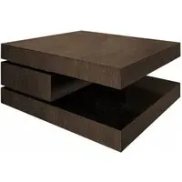 Oakura C Blok Coffee Table - Brown, Oak