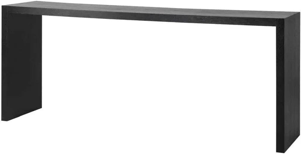 Oakura Console Table - Black, Oak