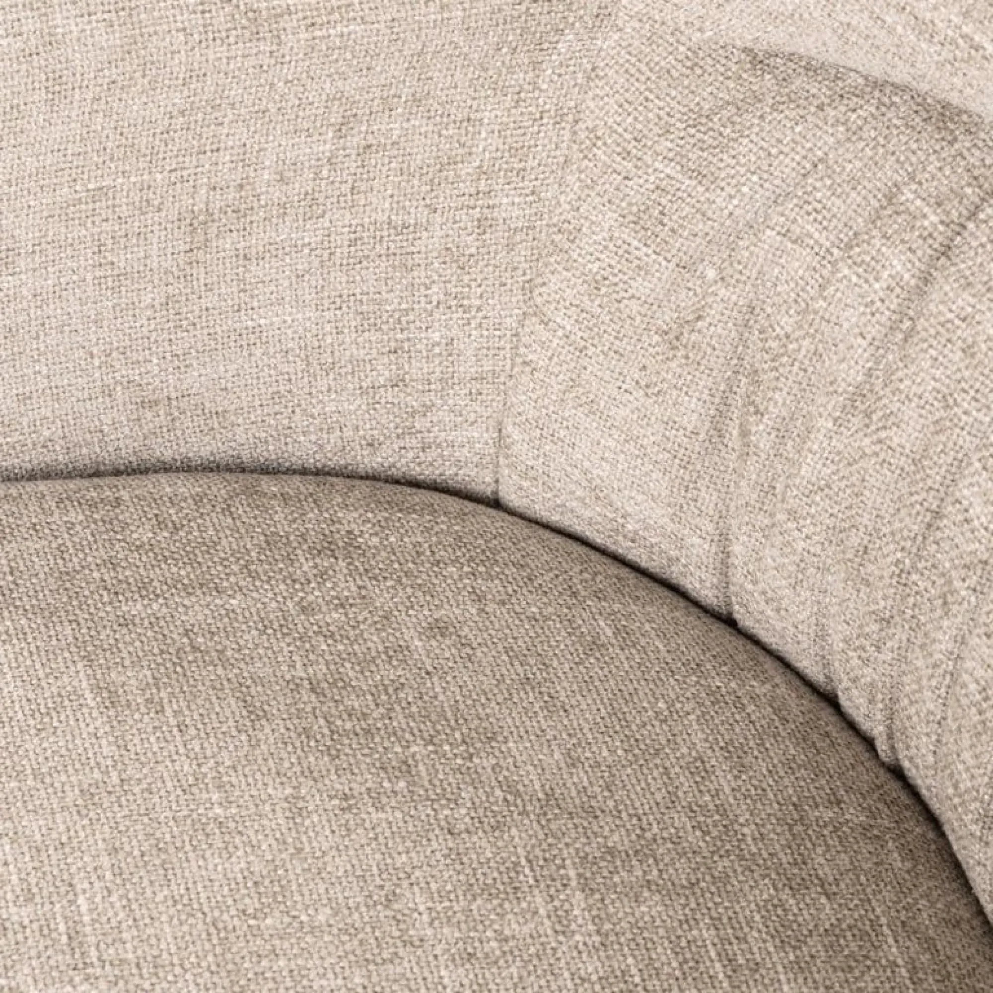 Olivia Swivel Dining Chair - Natural, Fabric