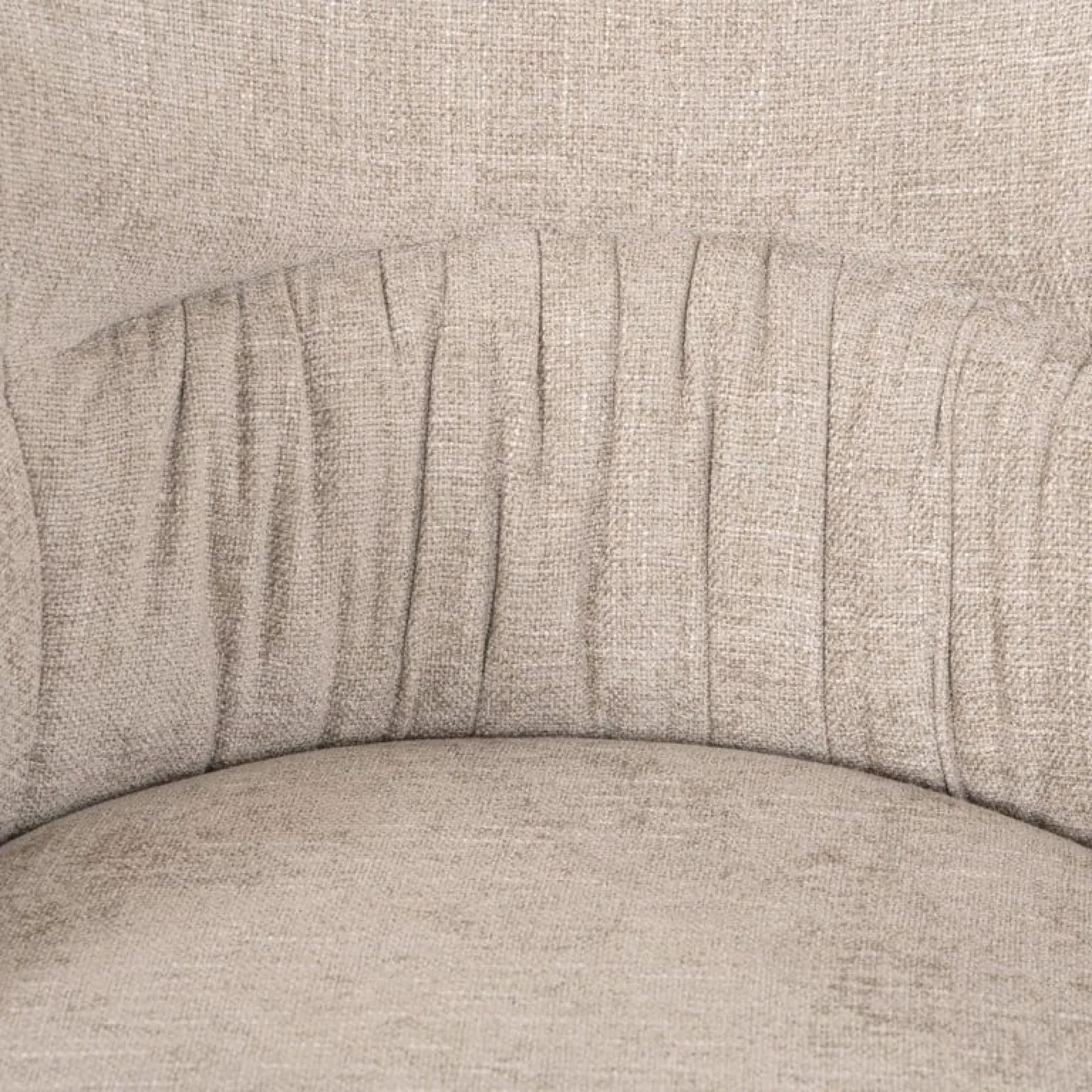 Olivia Swivel Dining Chair - Natural, Fabric