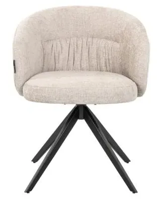 Olivia Swivel Dining Chair - Natural, Fabric image