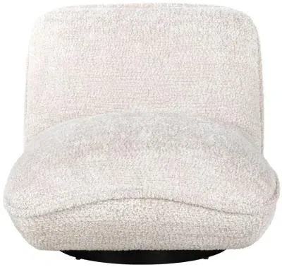 Ophelia Swivel Accent Chair - Cream, Fabric image