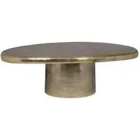 Pulitzer Coffee Table - Brushed Gold, Metal