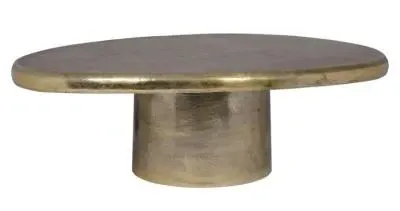 Pulitzer Coffee Table - Brushed Gold, Metal image