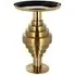 Renao Round End Table - Black, Gold
