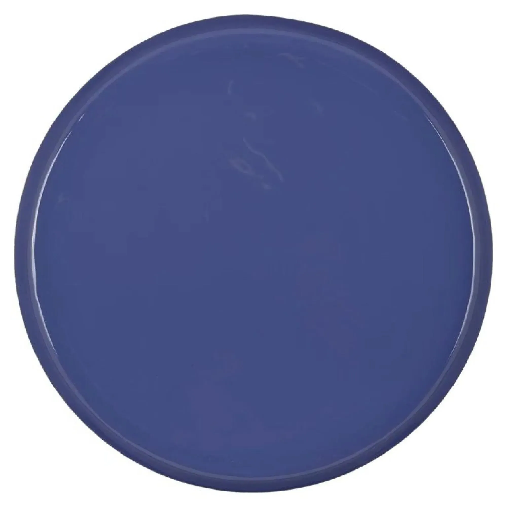 Renao Round End Table - Blue, Gold