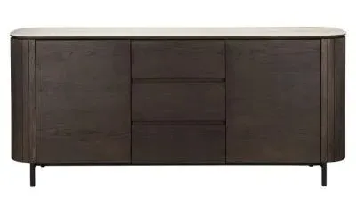 Ritz 2 Door Extra Large Sideboard - Beige, Ceramic image