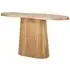 Riva Oak Abstract Console Table - Natural