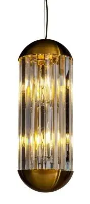 Sila Crystal Pendant Light - Bronze image