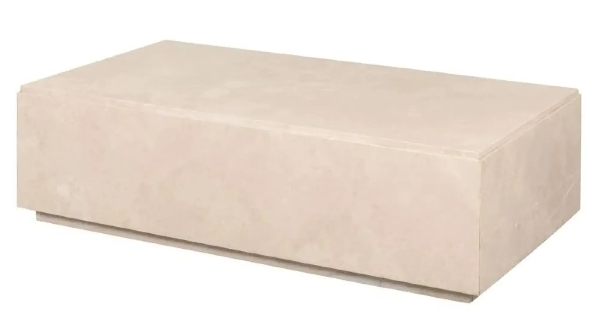 Stanford Coffee Table - Beige, Marble