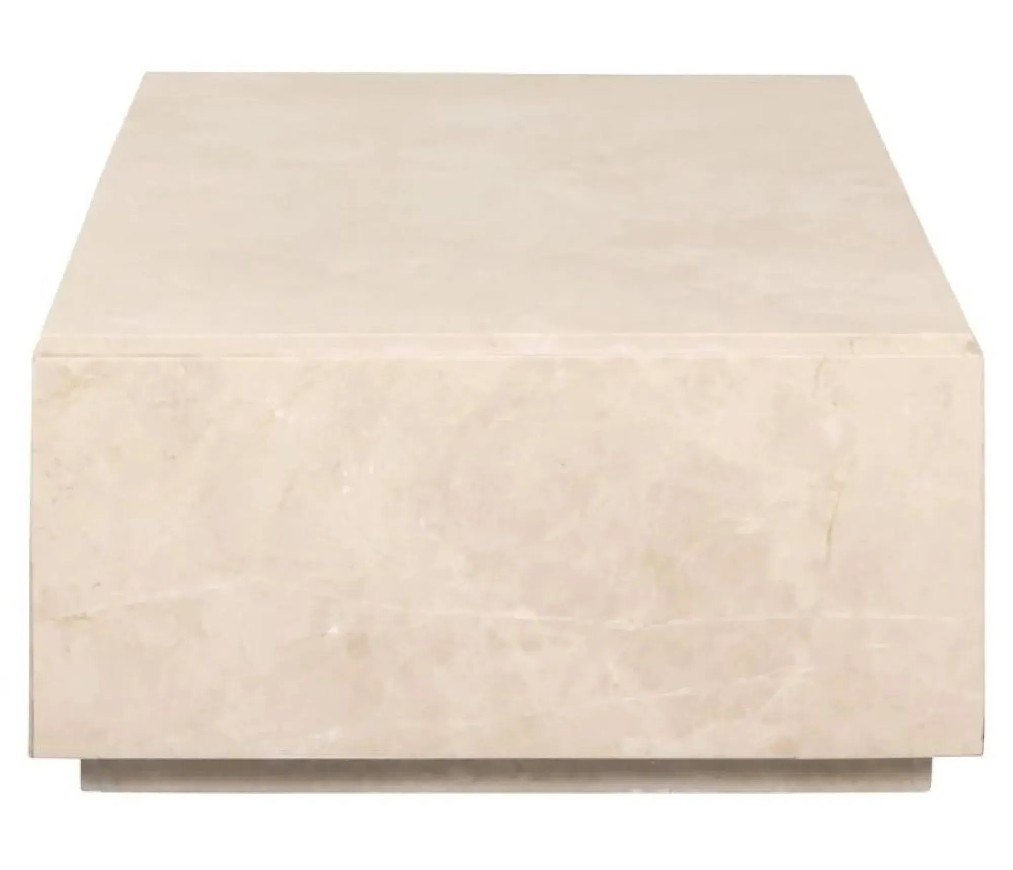 Stanford Coffee Table - Beige, Marble