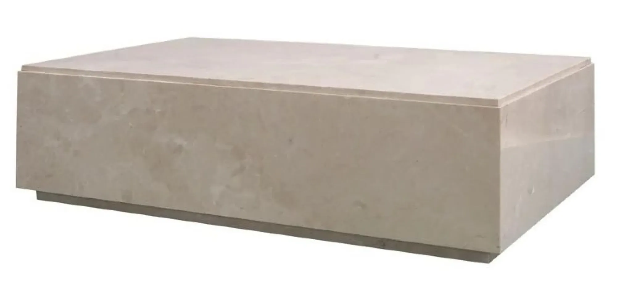 Stanford Coffee Table - Beige, Marble