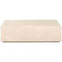Stanford Coffee Table - Beige, Marble