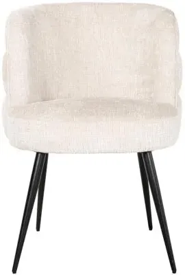 Stella Dining Chair - Beige, Chenille image