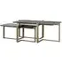 Sterling 2 Tier Coffee Table - Black, Glass