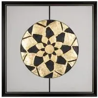 Sun Wall Art - Black, Gold