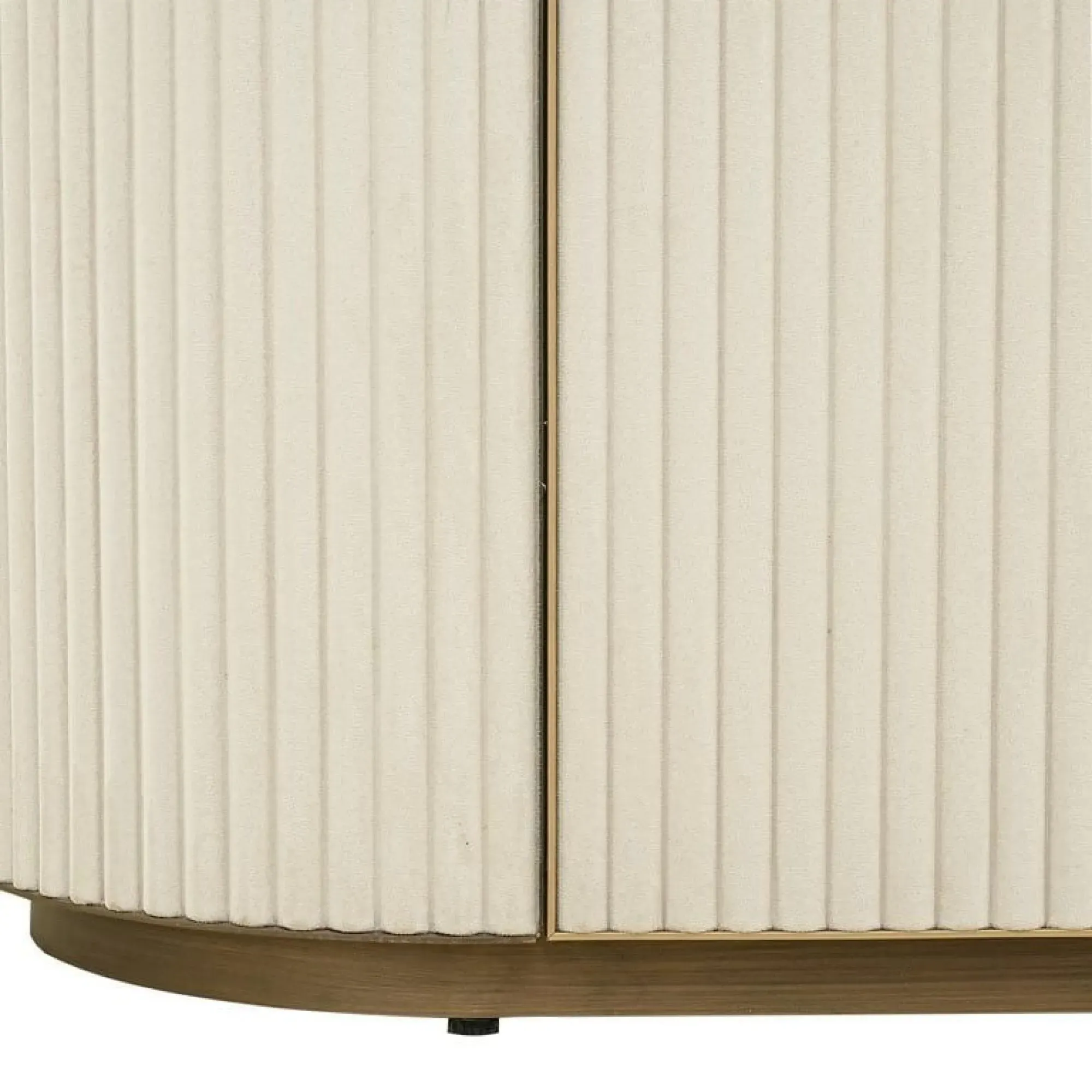 Tivoli Extra Large 4 Door Sideboard with Gold Trim - White