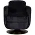 Turner Swivel Accent Chair - Black, Chenille