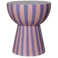 Valeria Round End Table - Pink
