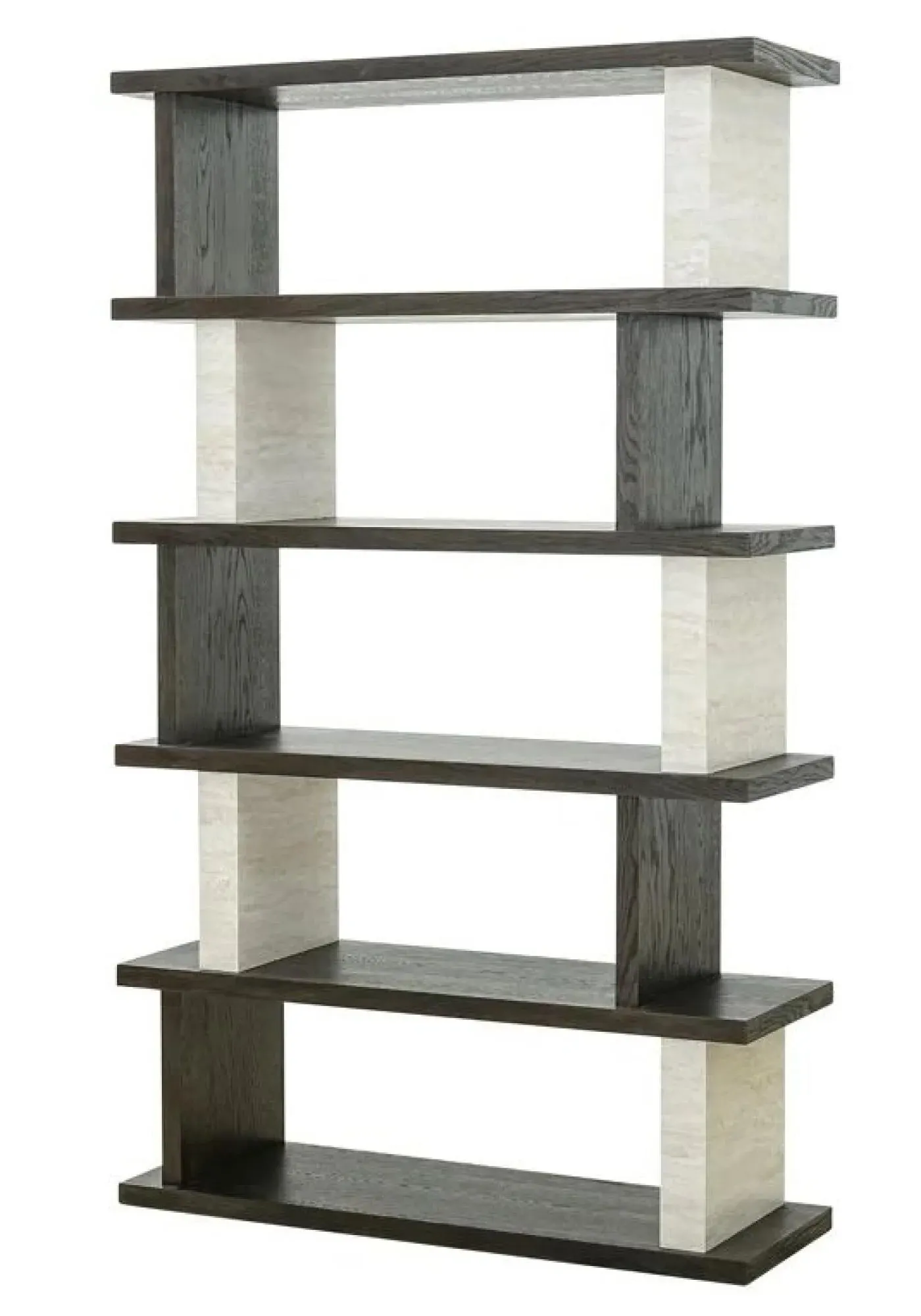 Waldorf Open Shelving Unit - Black, White