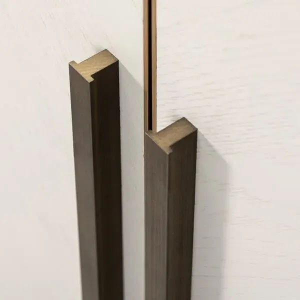 Whitebone 4 Door Sideboard - Grey, Brass