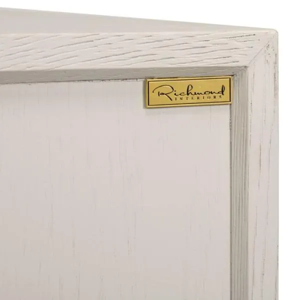 Whitebone Extra Large TV Unit - Grey, Brass