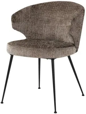 Xandra Dining Chair - Stone, Chenille image