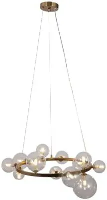 Yosie Glass Chandelier - Brushed Gold image