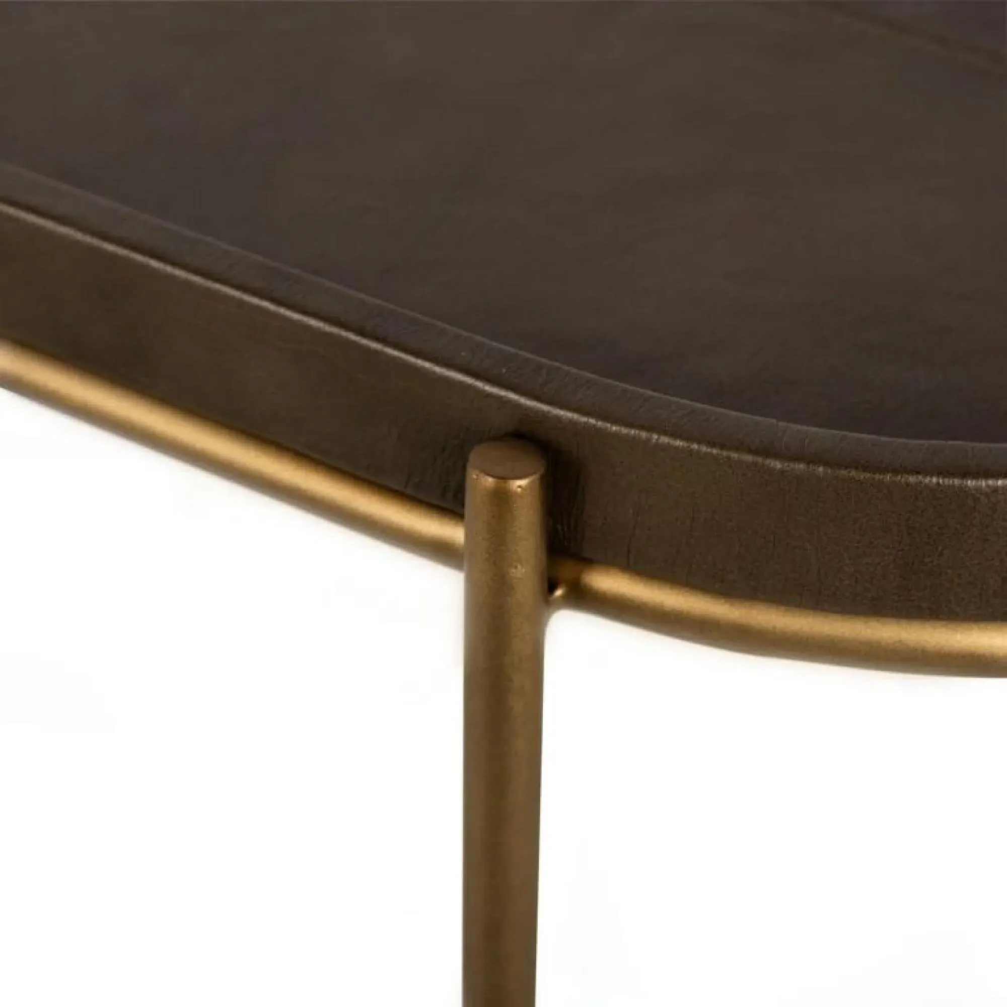 Zillon Oval Console Table - Brown