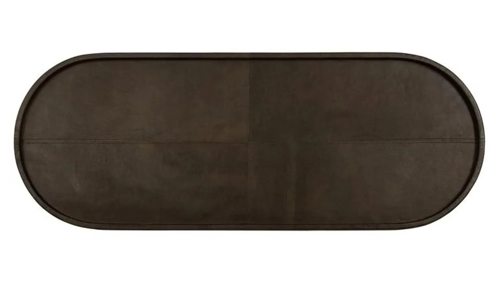 Zillon Oval Console Table - Brown