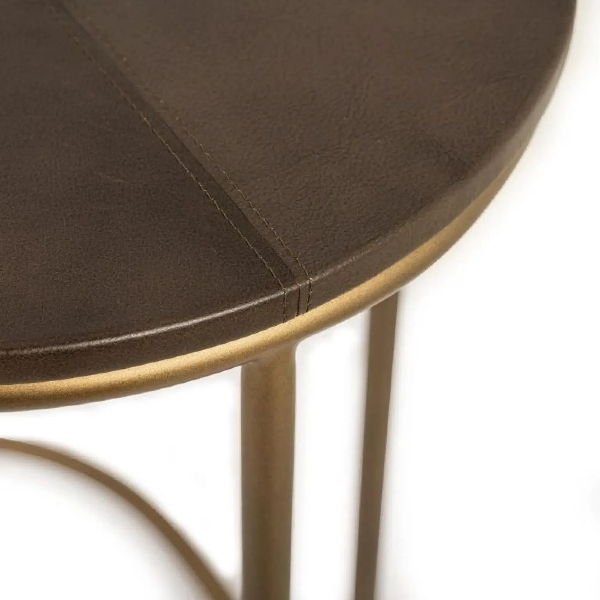 Zillon Oval Side Table - Brown