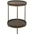 Zillon Round End Table - Brown