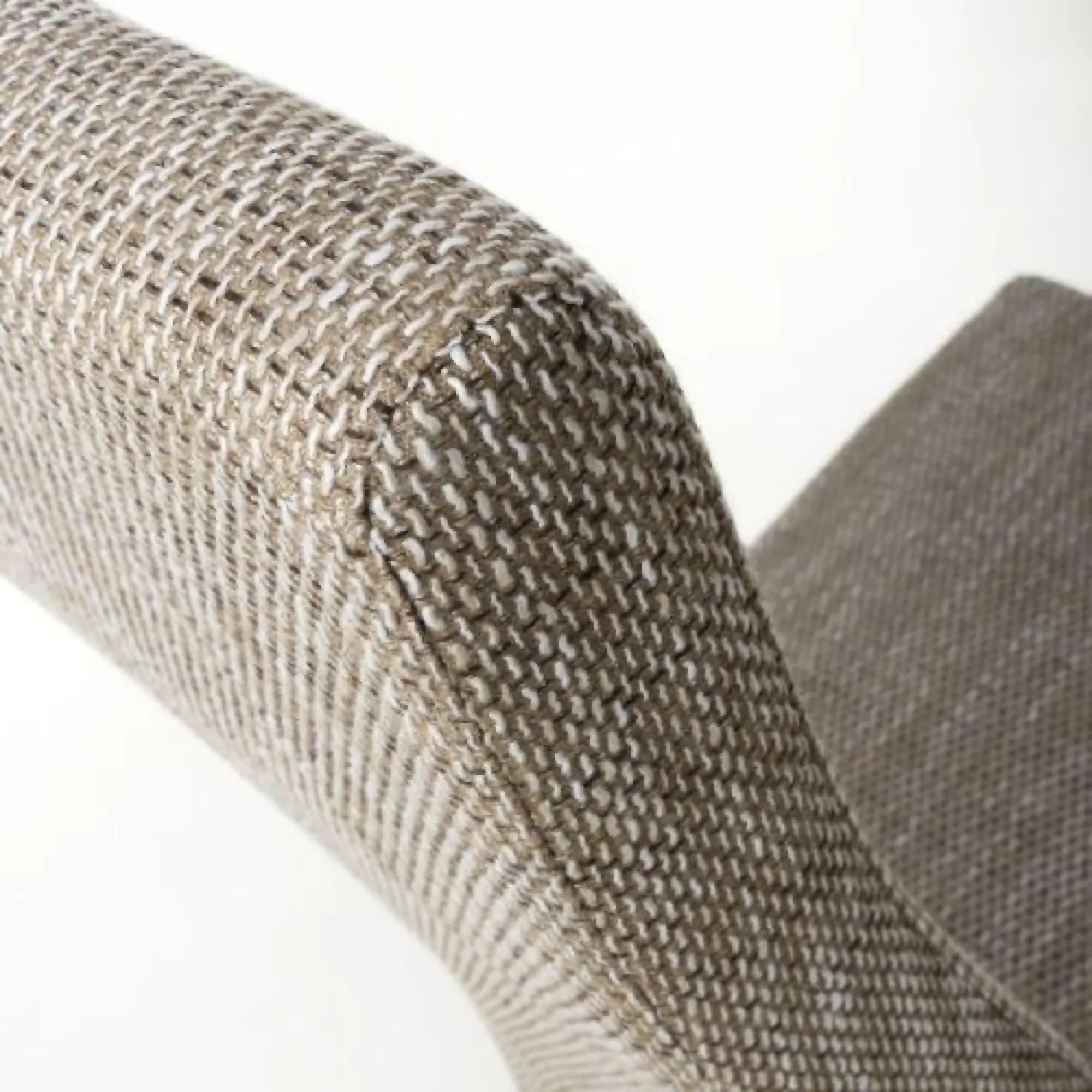 Baxter Wave Back Dining Chair - Oatmeal, Tweed