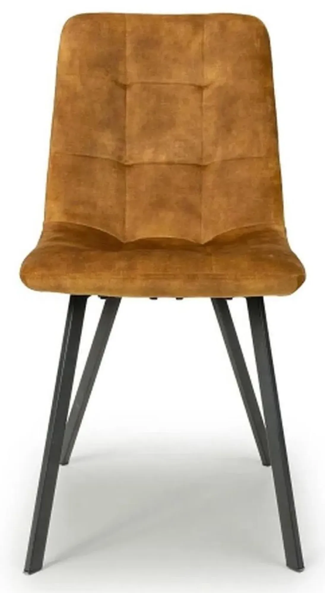 Cadiz Dining Chair Set of 4 - Bronze, Brushed Velvet