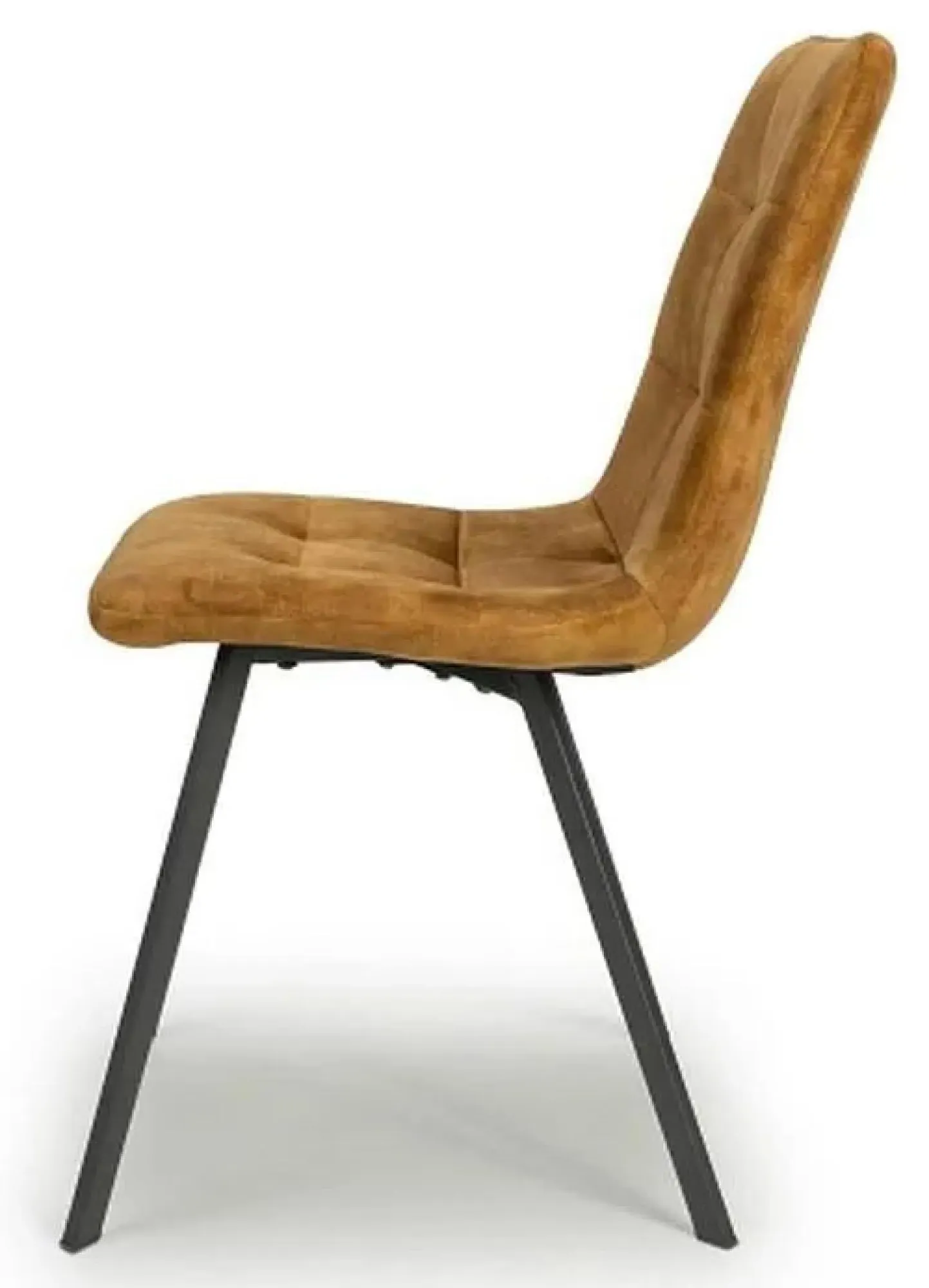 Cadiz Dining Chair Set of 4 - Bronze, Brushed Velvet