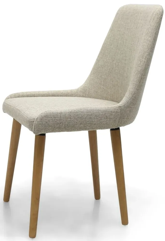 Capri Flax Dining Chair Set of 2 - Natural