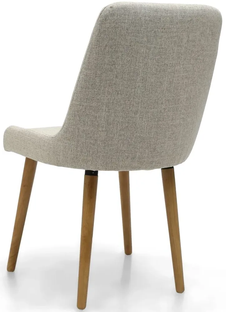 Capri Flax Dining Chair Set of 2 - Natural
