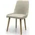 Capri Flax Dining Chair Set of 2 - Natural