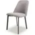Linden Linen Dining Chair Set of 2 - Light Grey