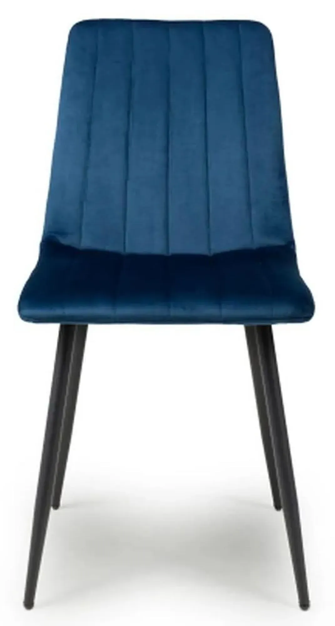 Lisbon Dining Chair Set of 4 - Blue, Velvet